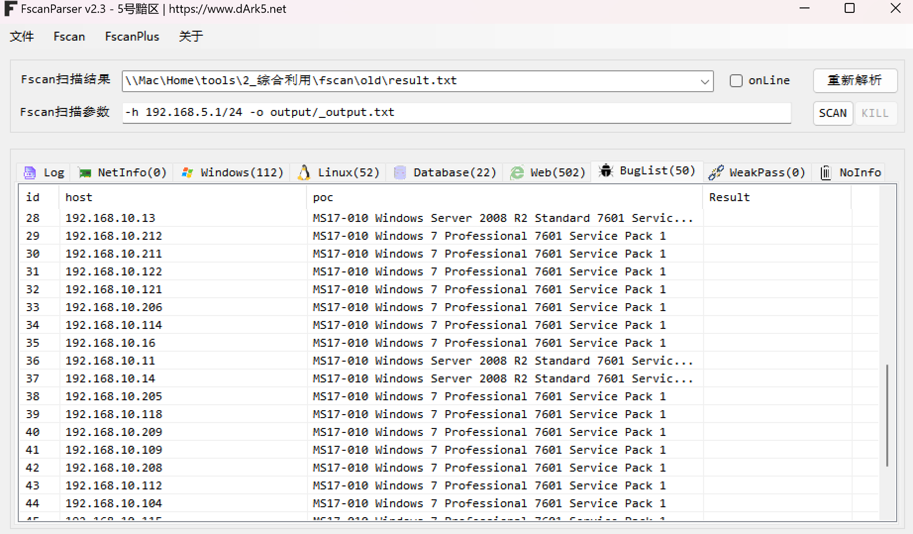 FscanParser